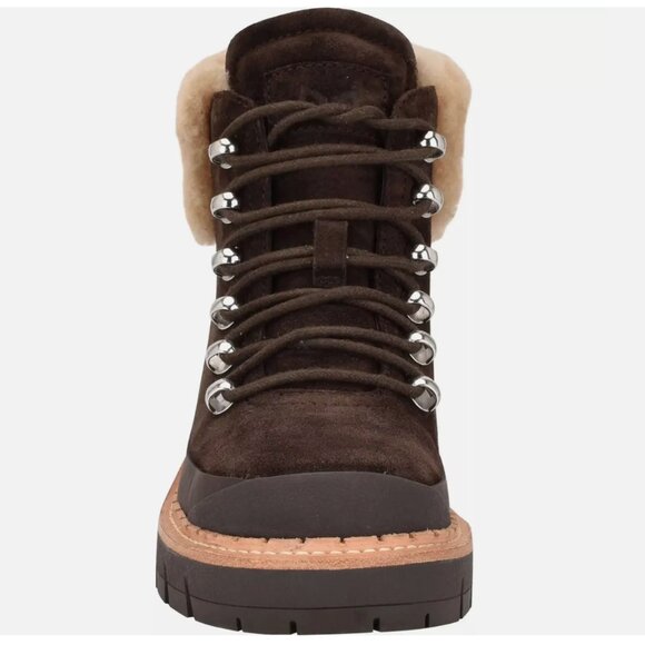 Marc Fisher  "Cade" Genuine shearling Lace Up boot - Picture 10 of 13